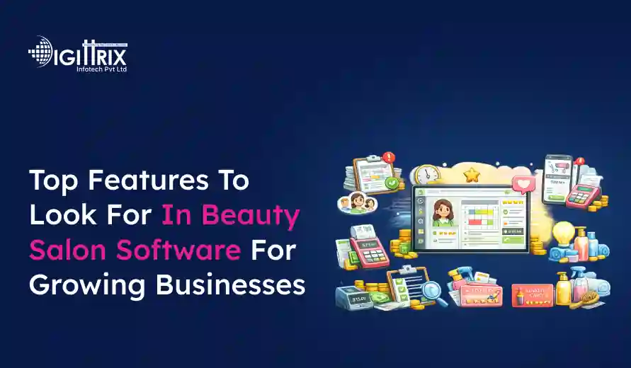 Image showing beauty salon software features like scheduling, payments, loyalty cards, and product management for growing businesses.