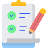 Icon representing requirement analysis and workflow planning