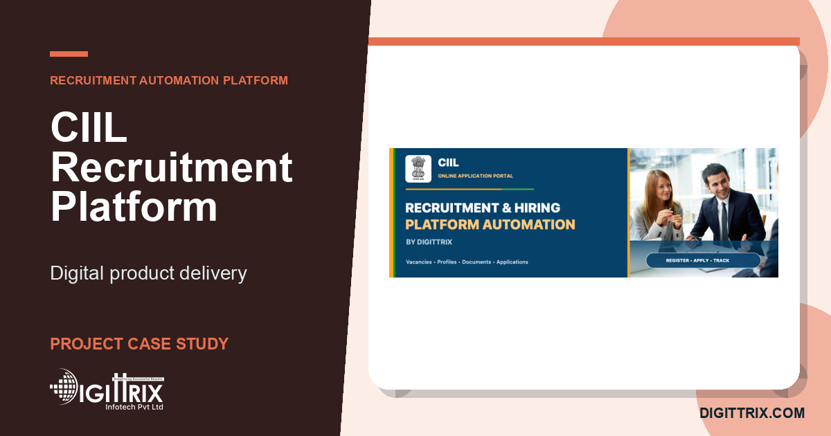 CIIL recruitment platform case study cover