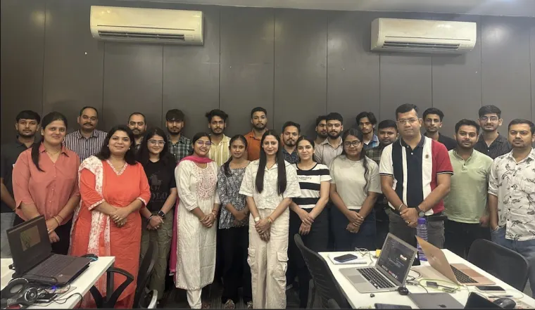 Digittrix product, design, engineering and QA team together in the office