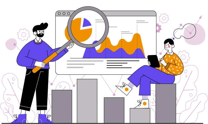 Illustration of mobile app solutions driving business growth