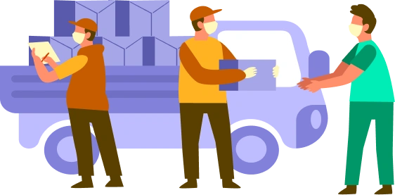 On-demand app development banner showing a mobile service marketplace experience