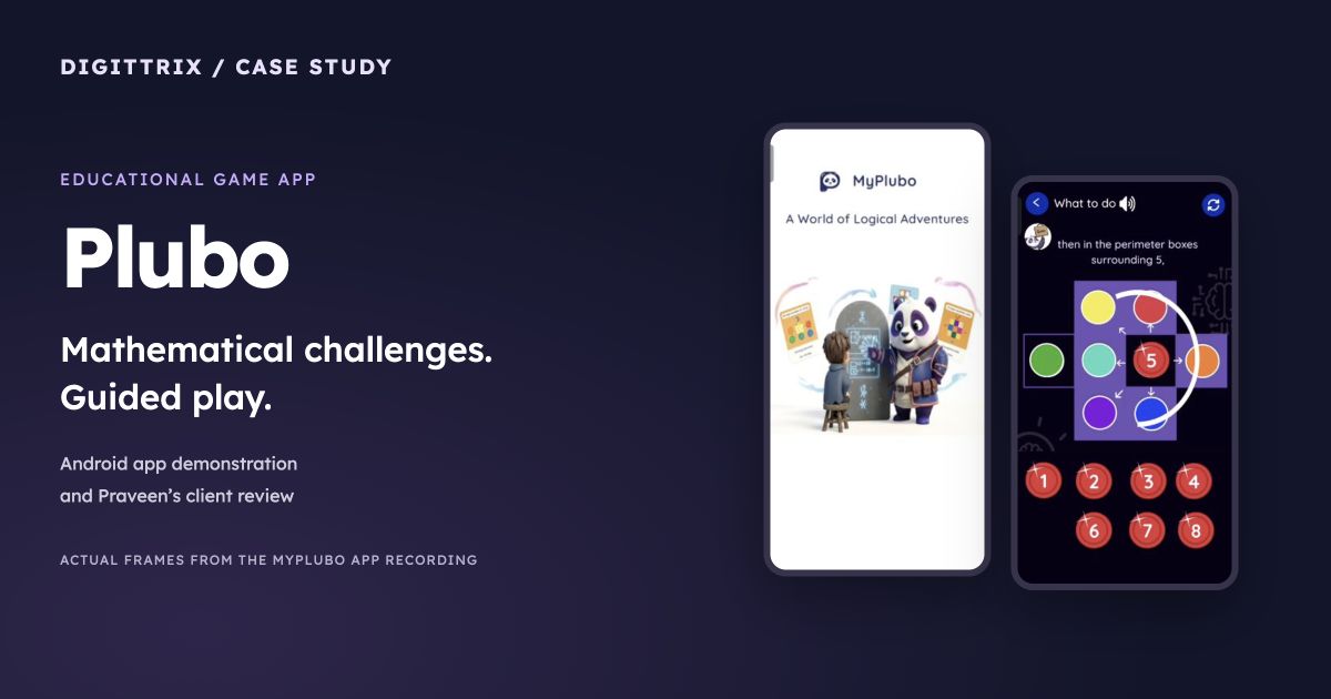 Plubo — Actual frames from the MyPlubo Android recording