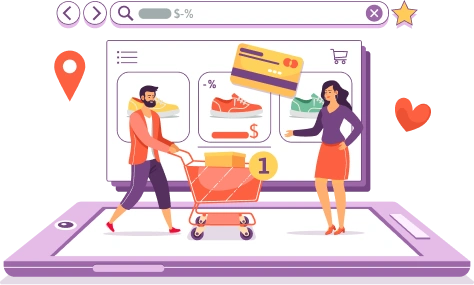 On-demand app development banner showing a mobile service marketplace experience