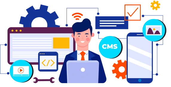 On-demand app development banner showing a mobile service marketplace experience